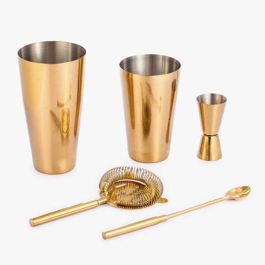 Conjunto de Bar JUS Dourado