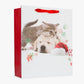 Saco de Papel CHRISTMAS CAT/DOG 26x32cm