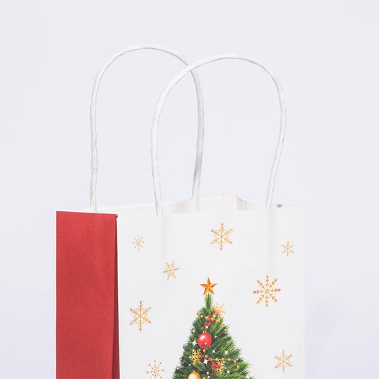 Set of 4 STARS Christmas Gift Bags