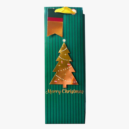 Saco de Oferta de Natal XMAS TREE 12x8.5x36cm