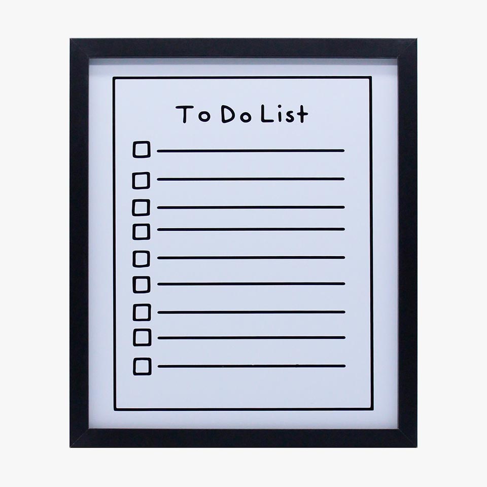 Quadro de Notas TO DO LIST 22x27cm