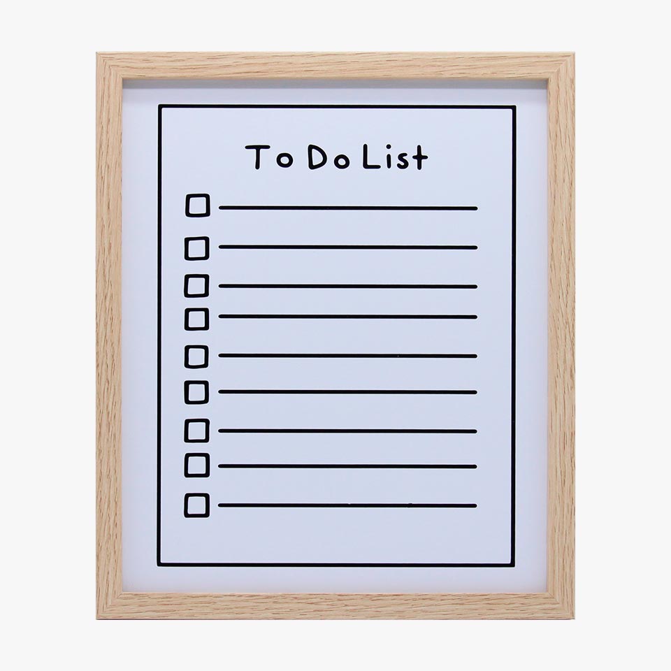 Quadro de Notas TO DO LIST 22x27cm