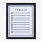 Quadro de Notas TO DO LIST 27x32cm