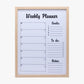 Quadro de Notas WEEKLY PLANNER