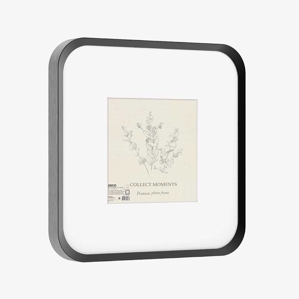 Moldura COLLECT MOMENTS Preto 12x12cm