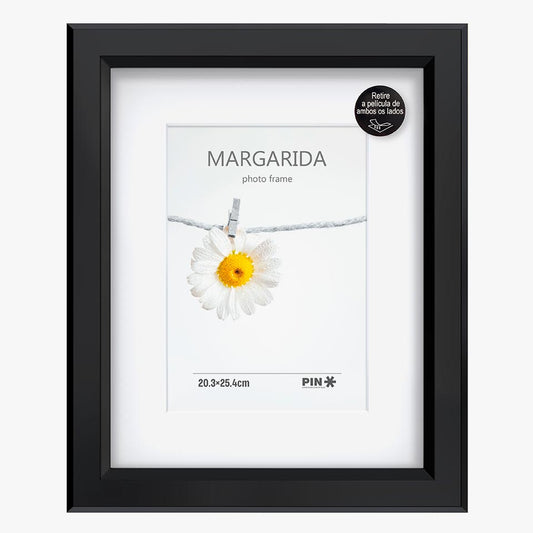 Moldura MARGARIDA Preto 20x25cm