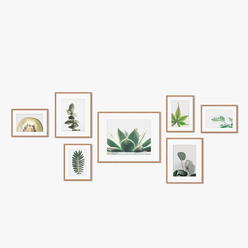 Conjunto de 7 Molduras DALIU Natural