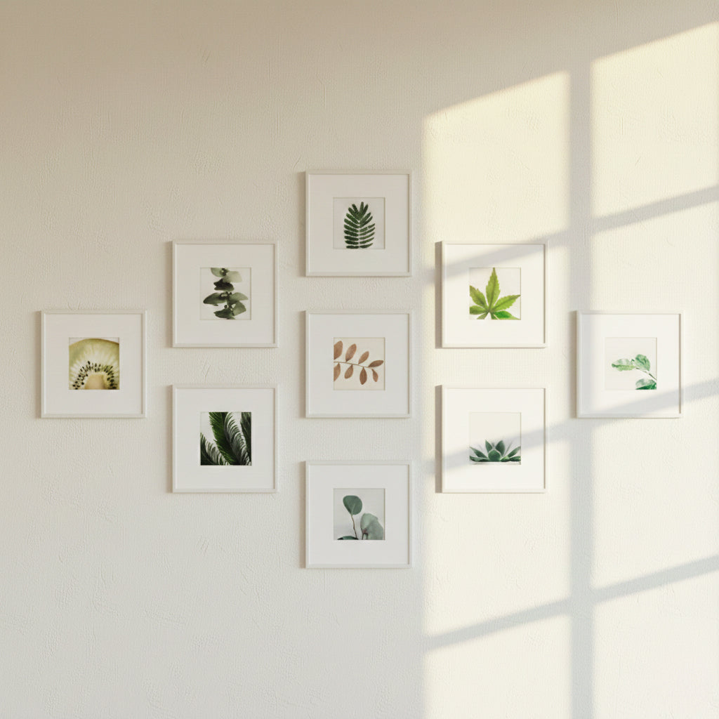 Conjunto de 9 Molduras RENOA Branco