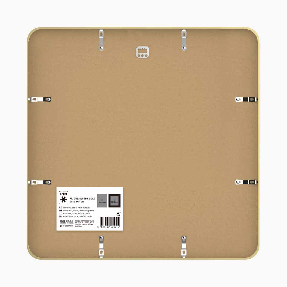 Moldura COLLECT MOMENTS Dourado 30x30cm
