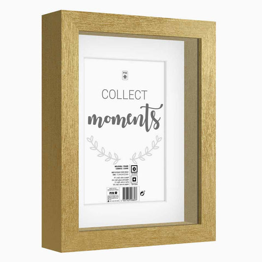 Moldura MOMENTS Dourada 15x20cm