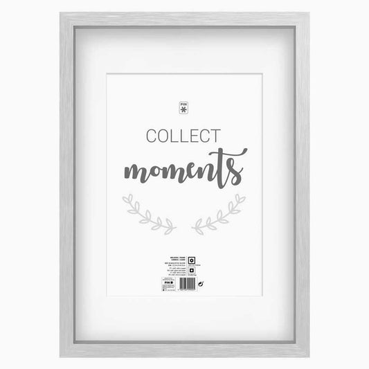 Moldura MOMENTS Prateada 29.7x42cm