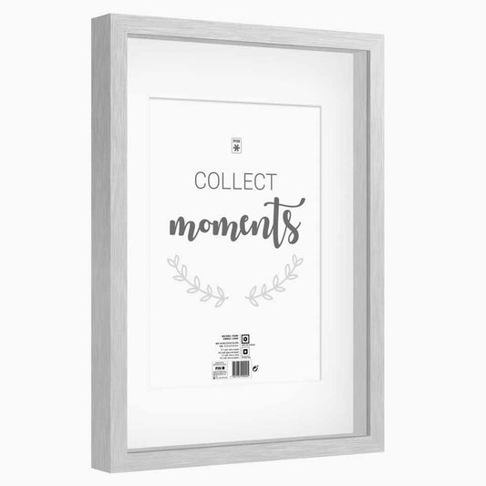 Moldura MOMENTS Prateada 29.7x42cm