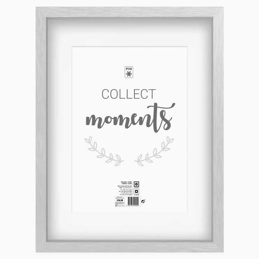 Moldura MOMENTS Prateada 30x40cm
