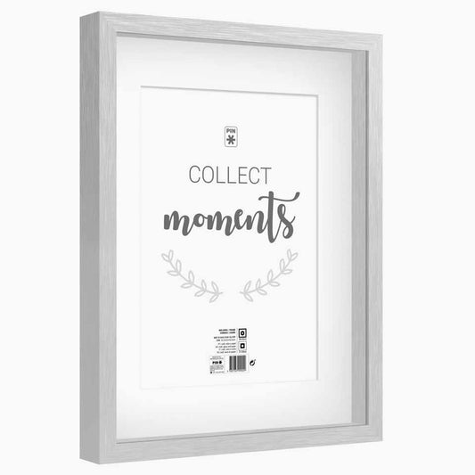 Moldura MOMENTS Prateada 30x40cm