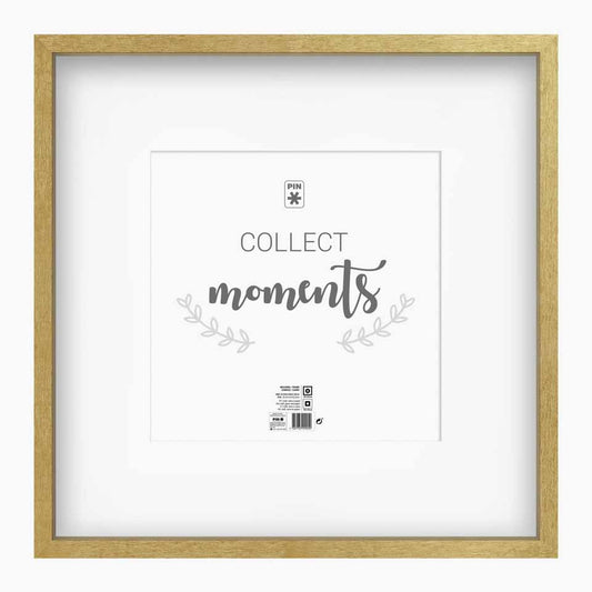 Moldura MOMENTS Dourada 50x50cm