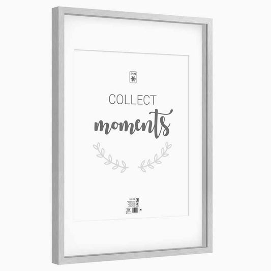 Moldura MOMENTS Prateada 50x70cm