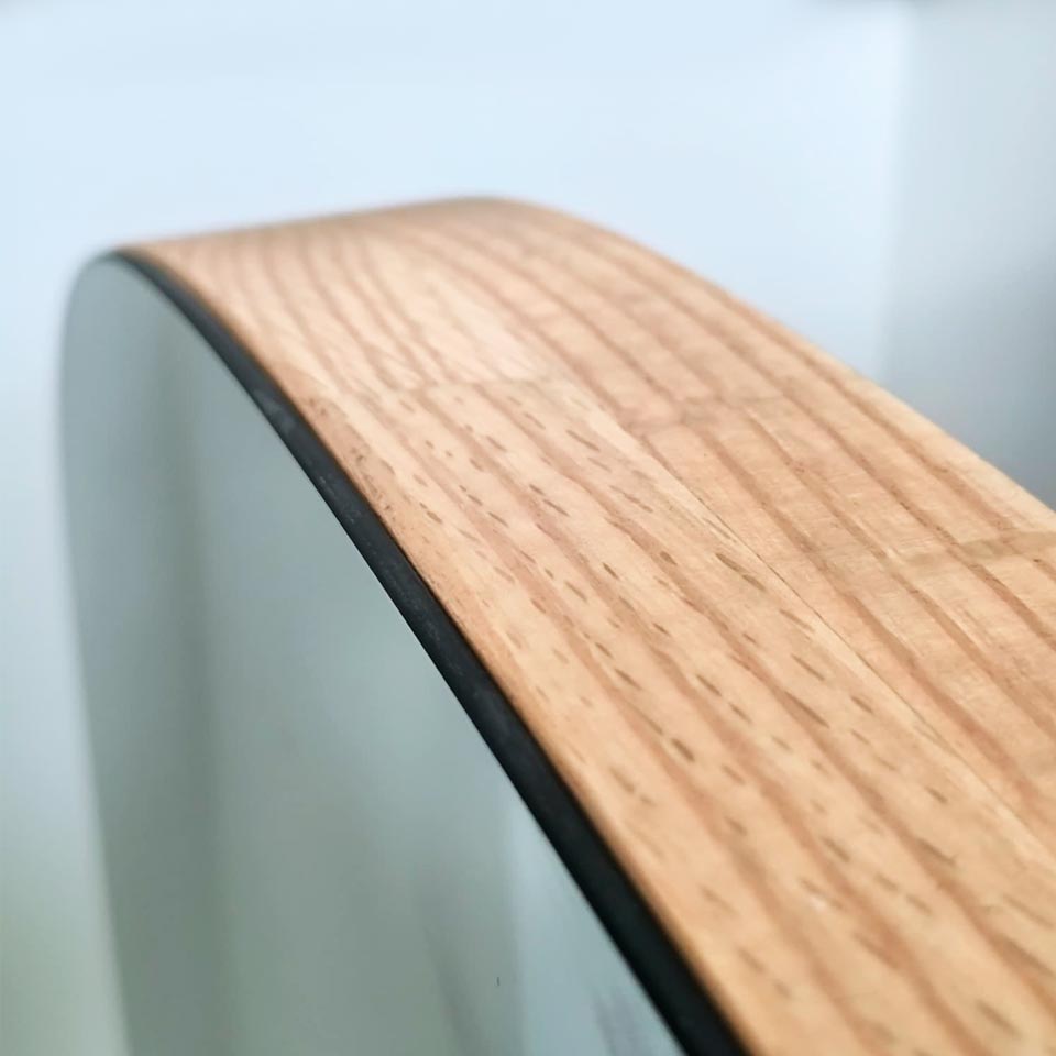 Espelho TIMBER Madeira 80x80cm