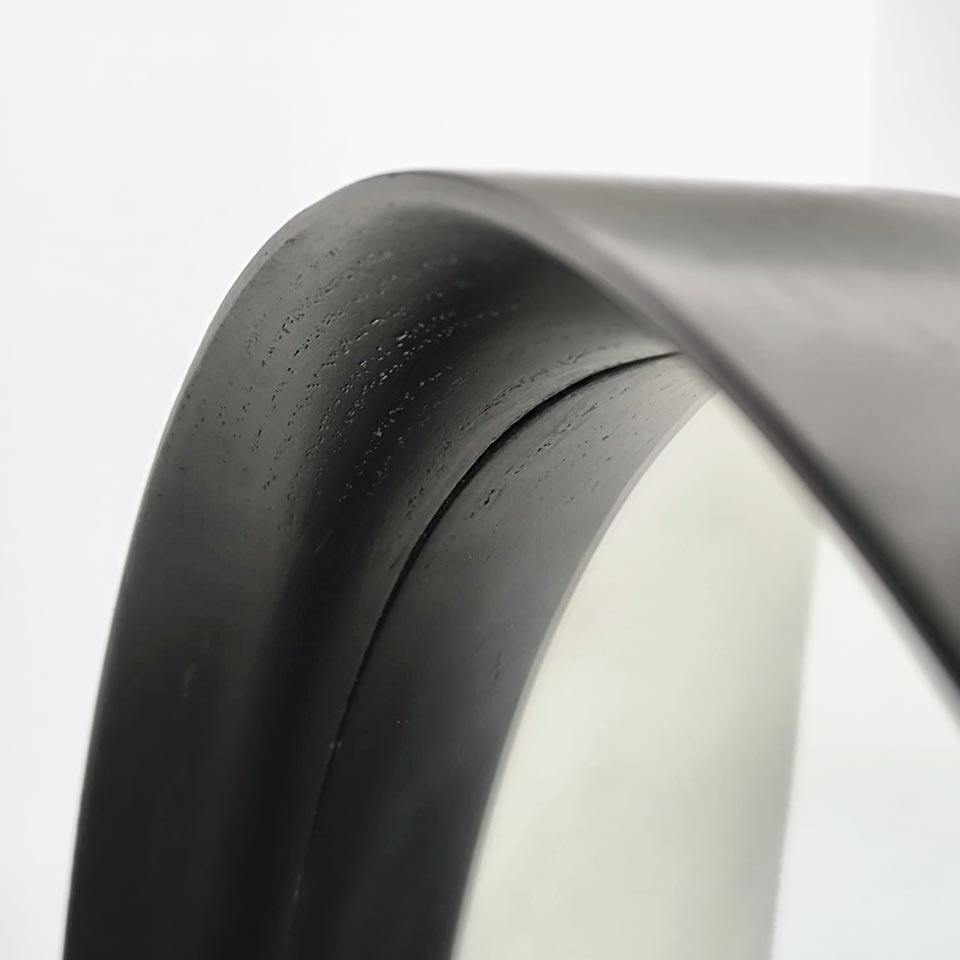 Espelho SCANDI Preto D.60cm
