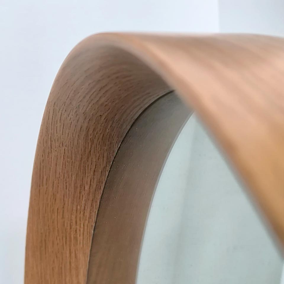 Espelho SCANDI Madeira D.80cm