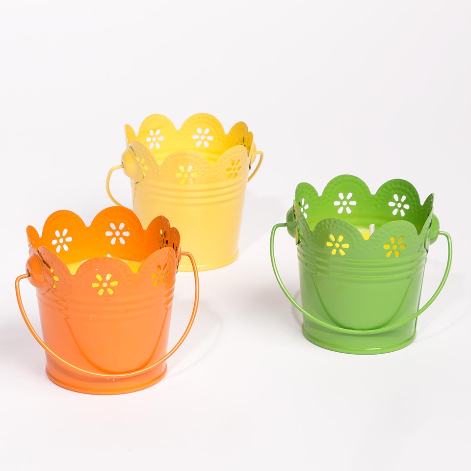 Vela de citronela BUCKET A.7.5cm