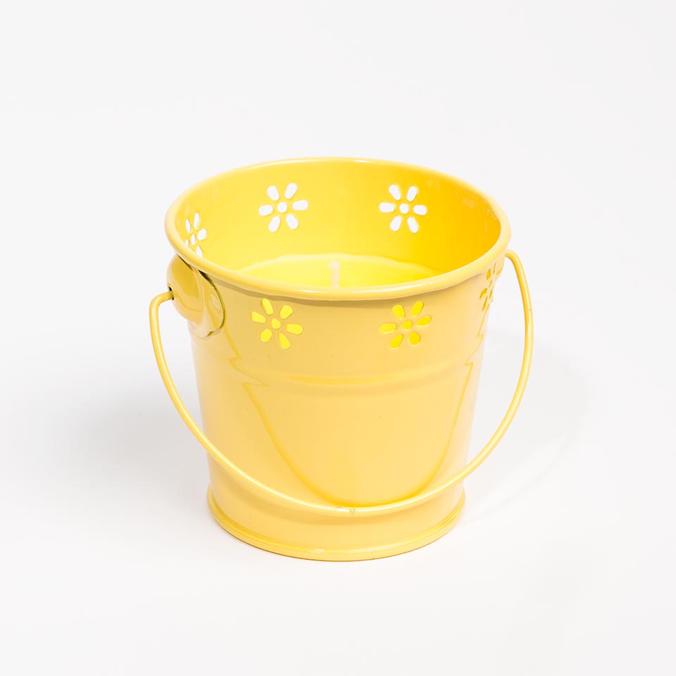 Vela de citronela TIN FLOWERS A.7.5cm