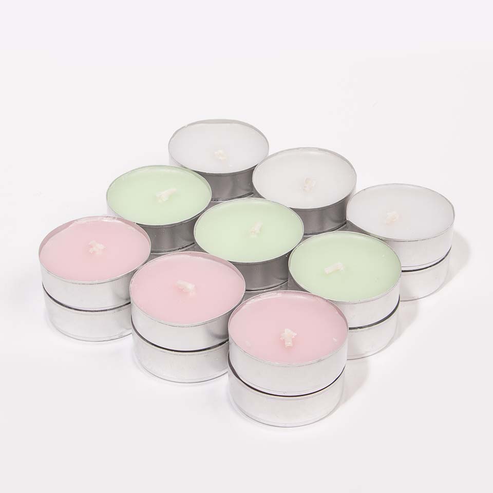 Set of 18 TEALIGHT Jasmine Musk Candles