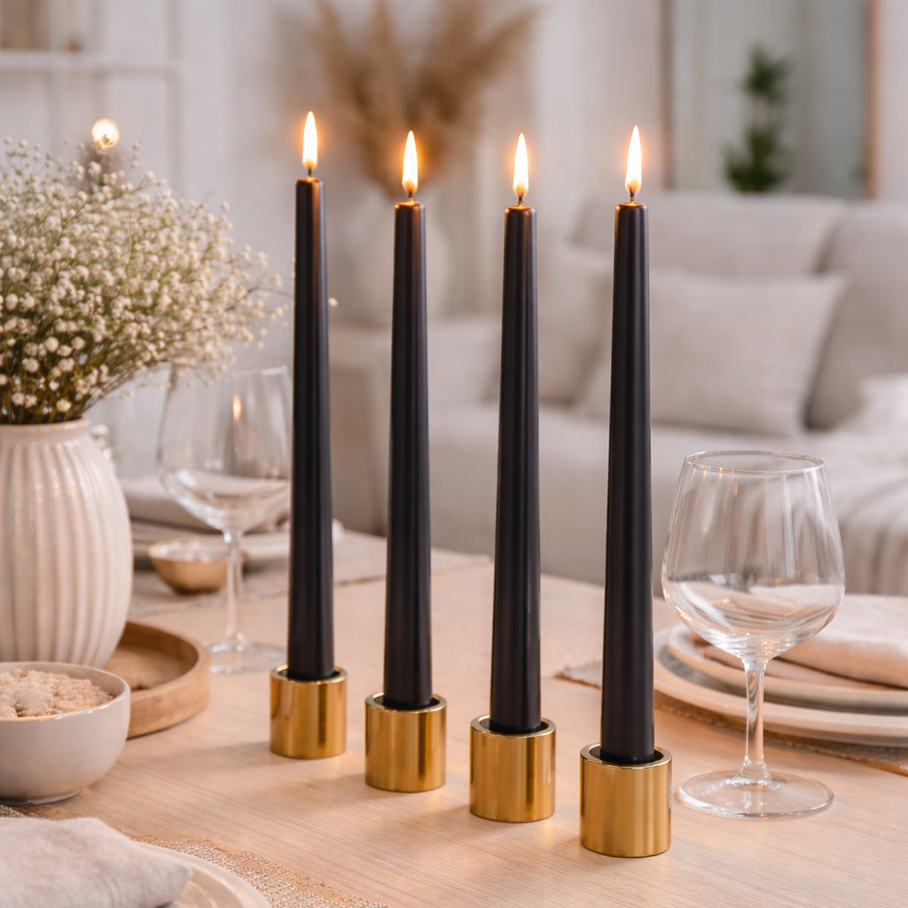 Conjunto de 4 Velas GLOW Preto