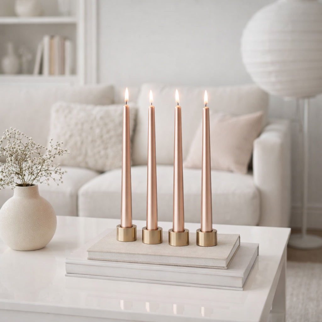 Conjunto de 4 Velas GLOW Rosé