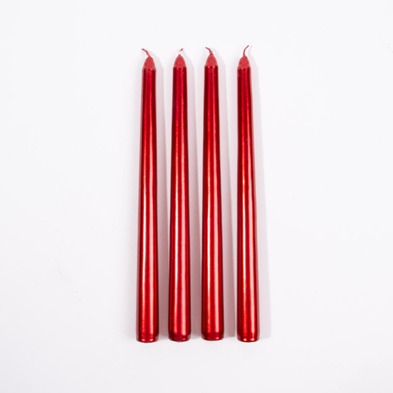 Conjunto de 4 Velas GLOW Vermelho