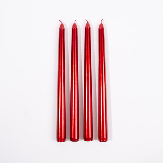 Conjunto de 4 Velas GLOW Vermelho