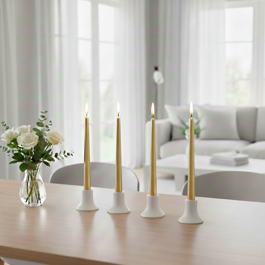 Conjunto de 4 Velas GLOW Dourado