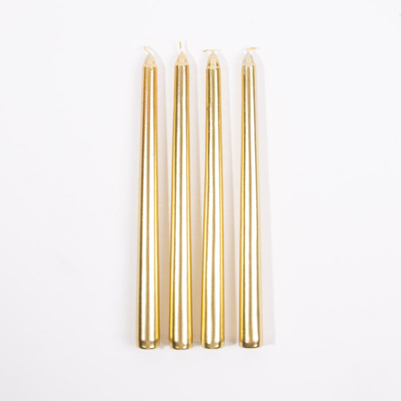 Conjunto de 4 Velas GLOW Dourado