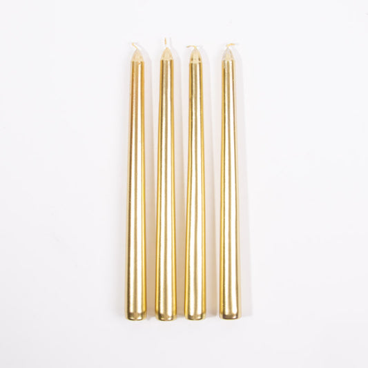 Conjunto de 4 Velas GLOW Dourado