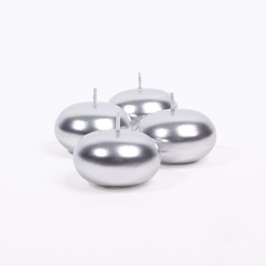 Velas flutuantes redondas para centro de mesa de casamento