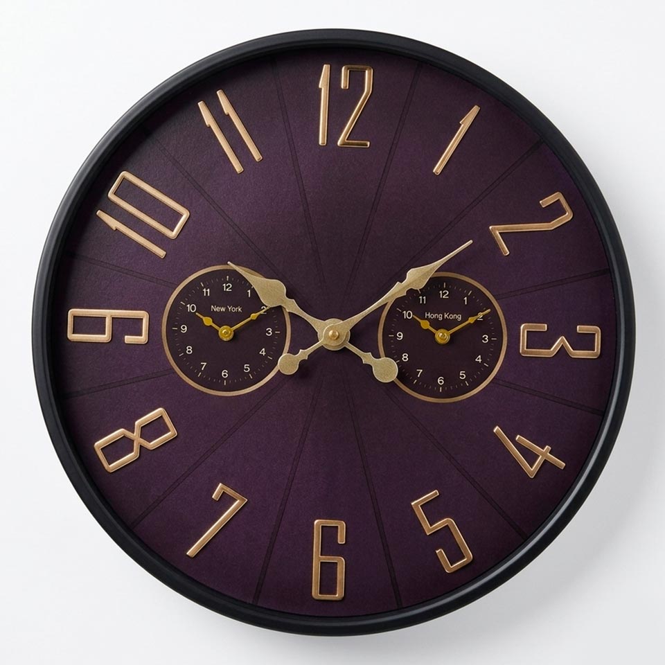 Quartz Wall Clock D.30.5x4.3cm