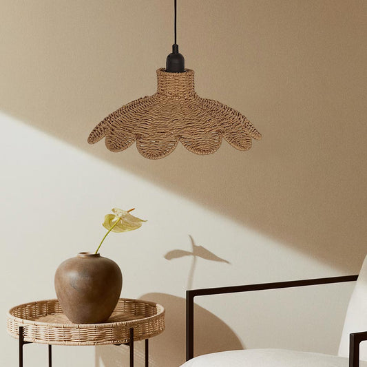 ALIKA Rattan Pendant Lamp 34x14cm