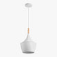 Candeeiro Suspenso LOMIR Branco D.24x38cm