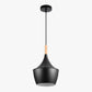 Candeeiro Suspenso LOMIR Preto D.24x38cm