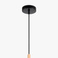 Candeeiro Suspenso LOMIR Preto D.24x38cm