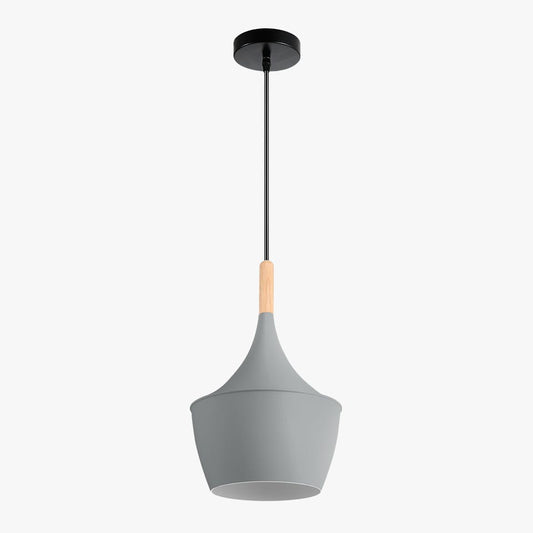 Candeeiro Suspenso LOMIR Cinza D.24x38cm