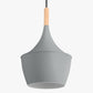 Candeeiro Suspenso LOMIR Cinza D.24x38cm