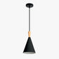 Candeeiro Suspenso PRISMARA Preto D.18.5x36cm