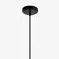 Candeeiro Suspenso PRISMARA Preto D.18.5x36cm