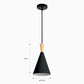 Candeeiro Suspenso PRISMARA Preto D.18.5x36cm