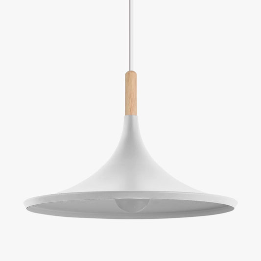 Candeeiro Suspenso NOARA Branco D.36x27cm