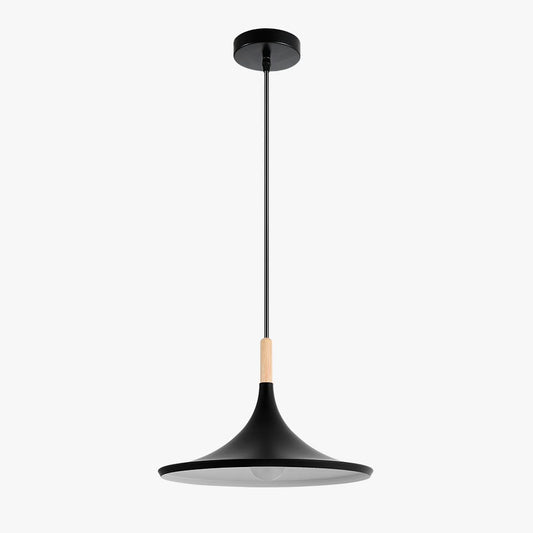 Candeeiro Suspenso NOARA Preto D.36x27cm