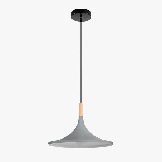 Candeeiro Suspenso NOARA Cinza D.36x27cm