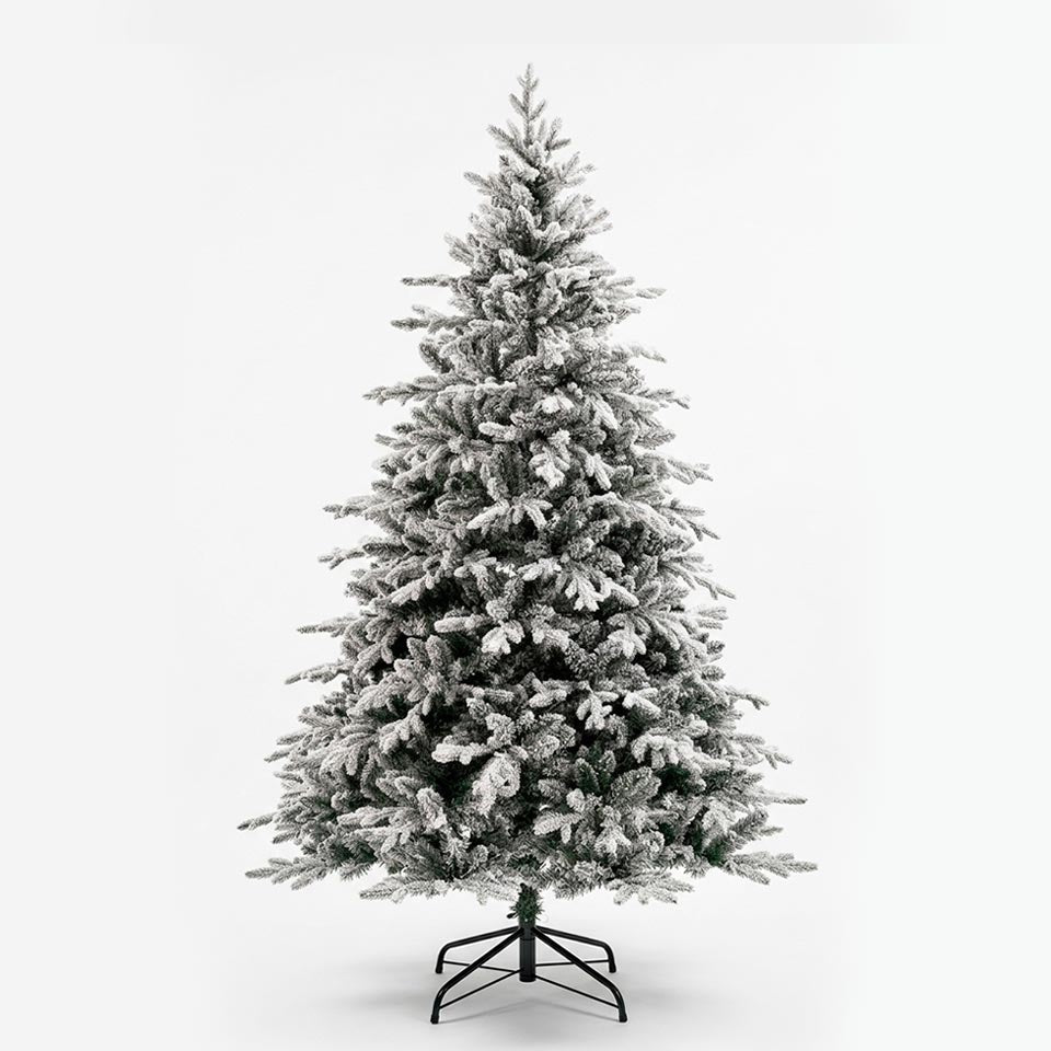 Holly Snowy Christmas Tree H. 180cm