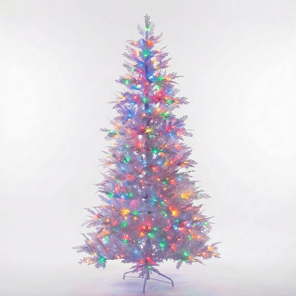 Holly Snowy Christmas Tree H. 180cm
