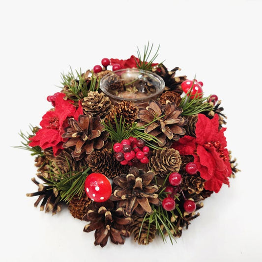 Castiçal de Natal FORESTTALE 22,5x10,5cm